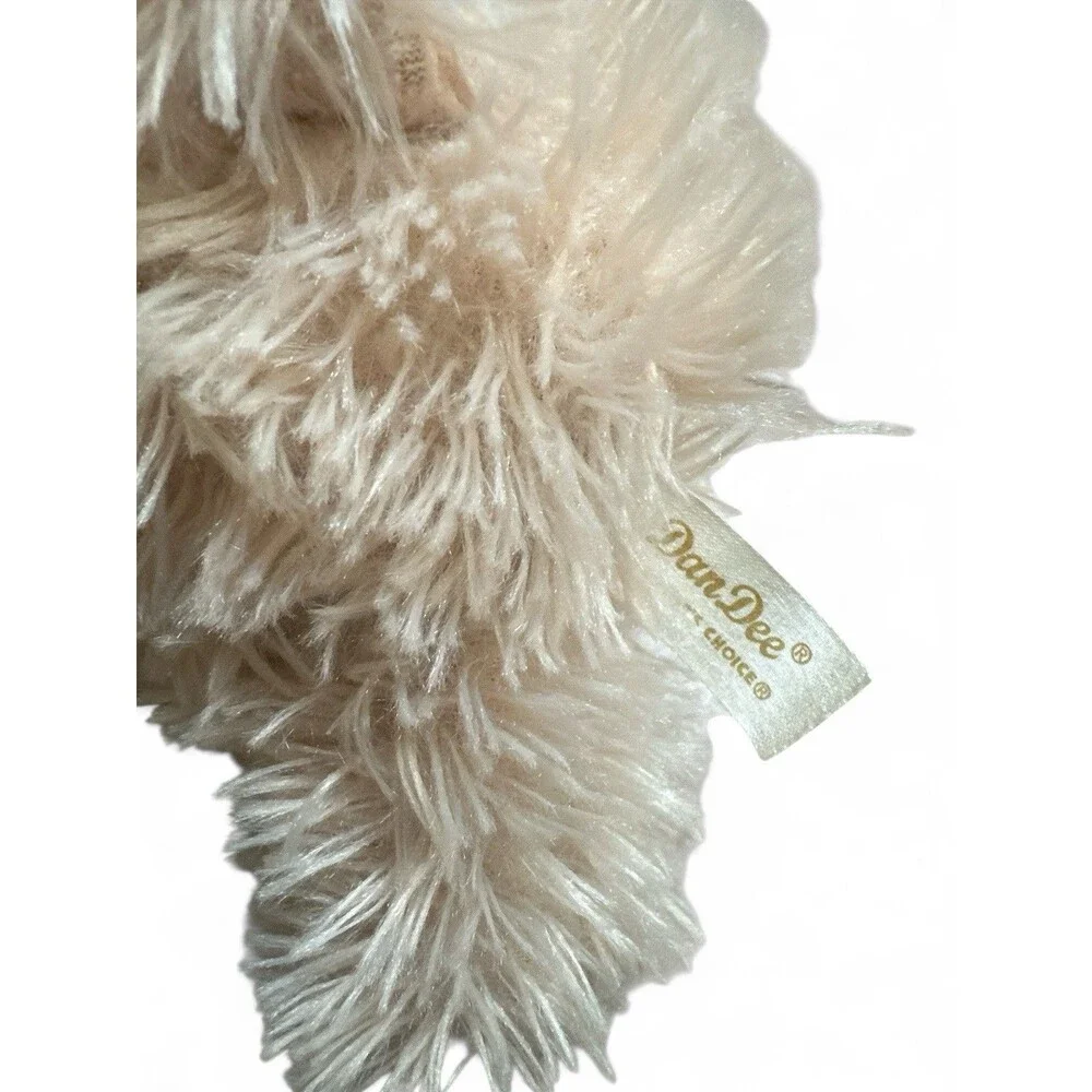 Dan Dee Collectors Choice Beige Fluffy Puppy Dog 7